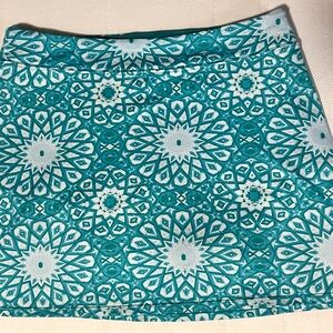 Tranquility by Colorado Clothing Teal and White Skort